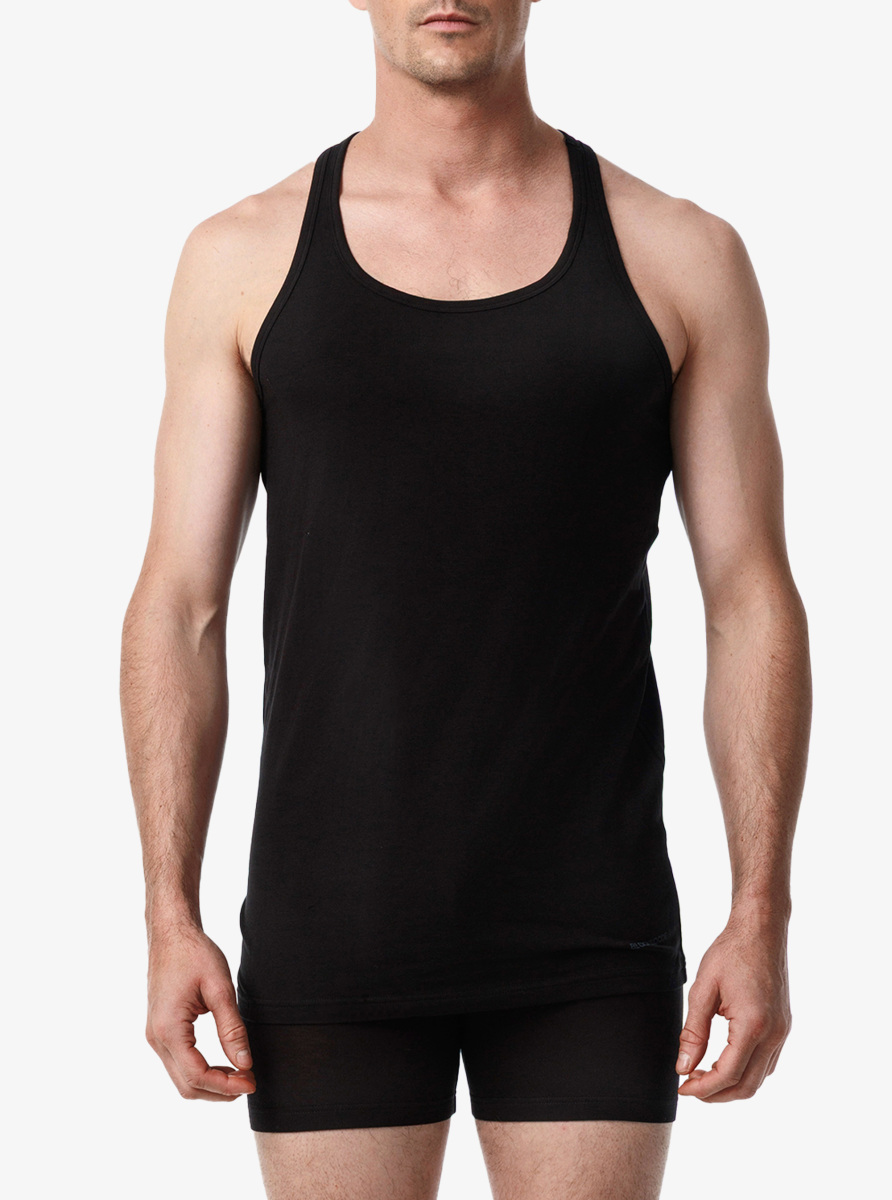 Erkek Spor Atlet 2'li Paket Tender Cotton 9676 - Siyah - 4