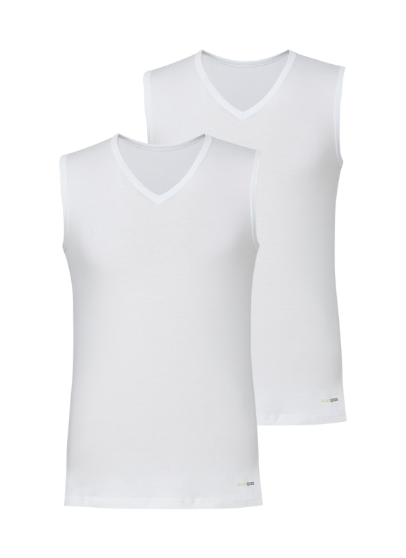 Erkek Tshirt 2'li Paket Tender Cotton 9677 - Beyaz - 1