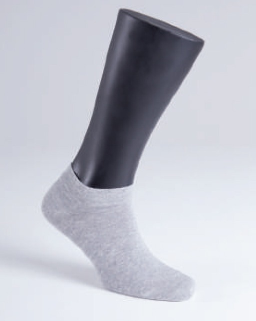 Unisex Spor Çorap 9941 - Gri Melanj - 1