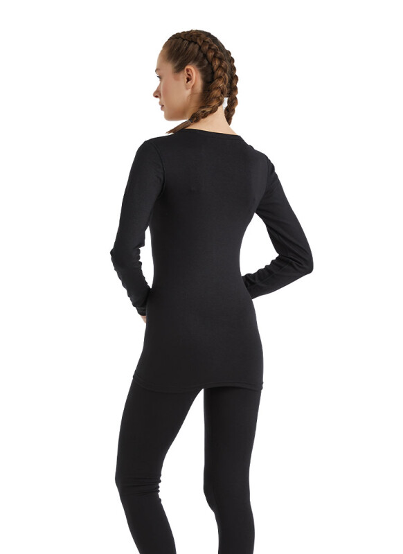 Unisex Termal Tişört 2. Seviye 1257 - Siyah - 6