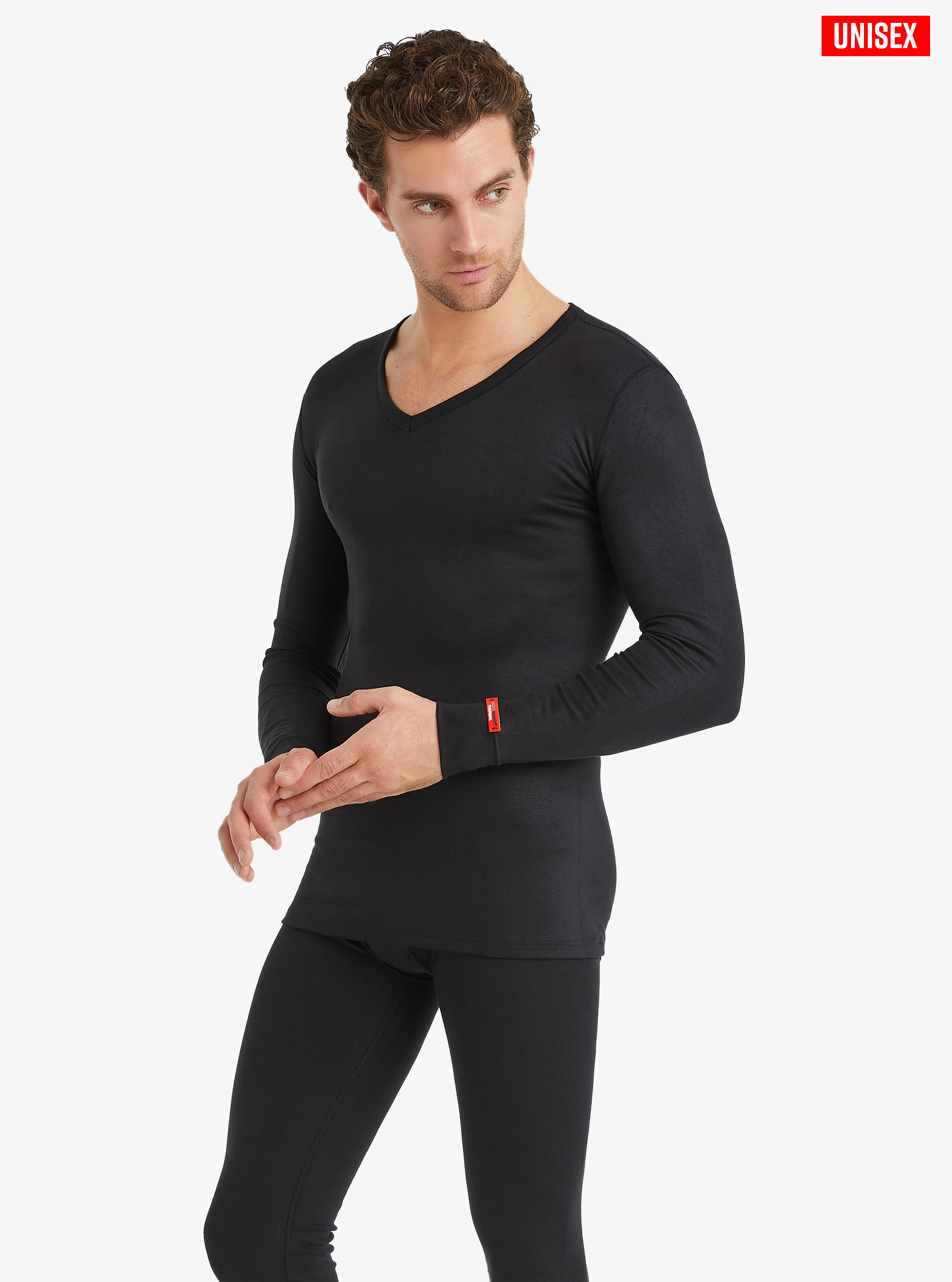 Unisex Termal Tişört 2. Seviye 1257 - Siyah - 4