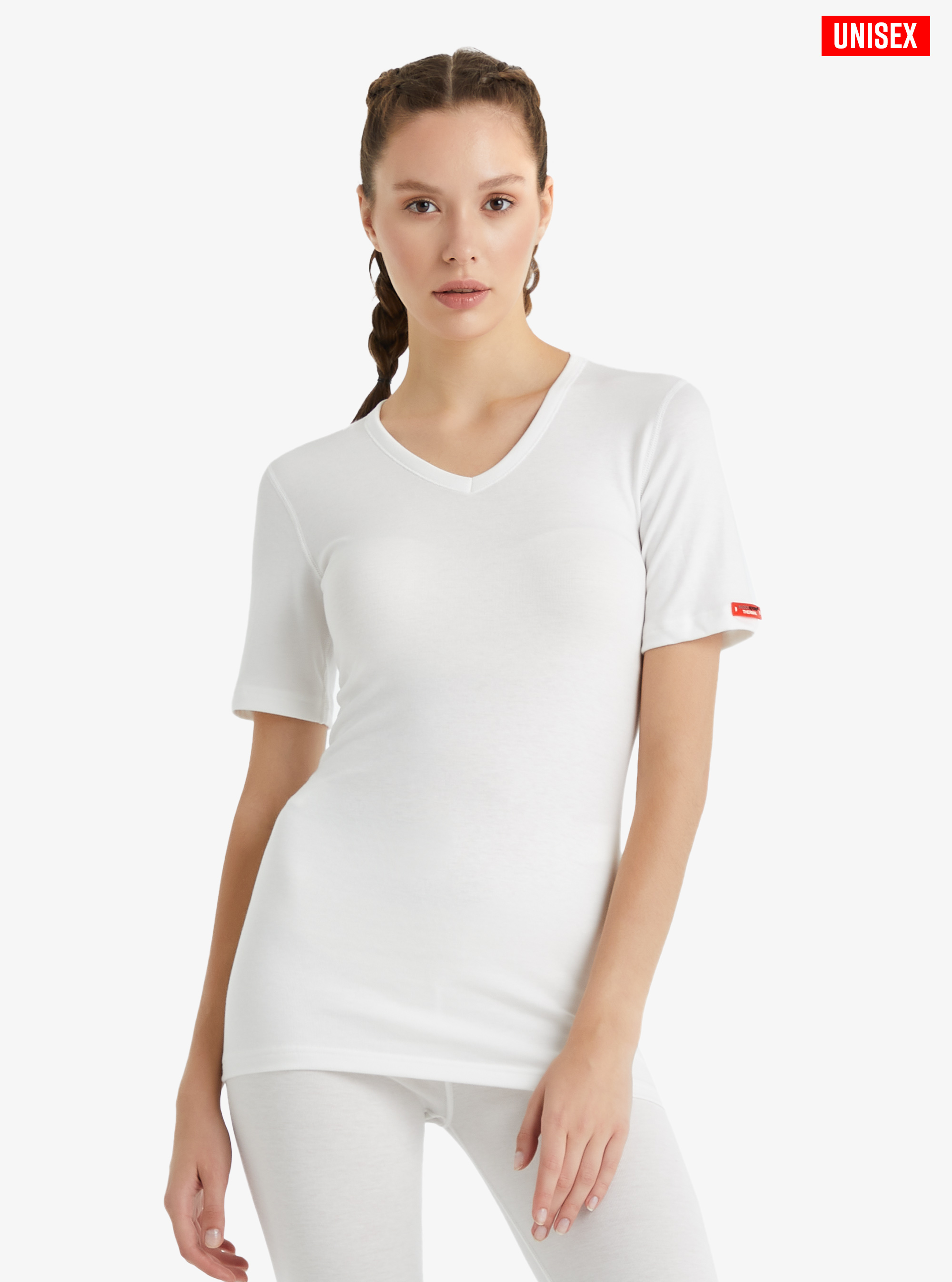 Unisex Termal Tişört 2. Seviye 1263 - Beyaz - 3