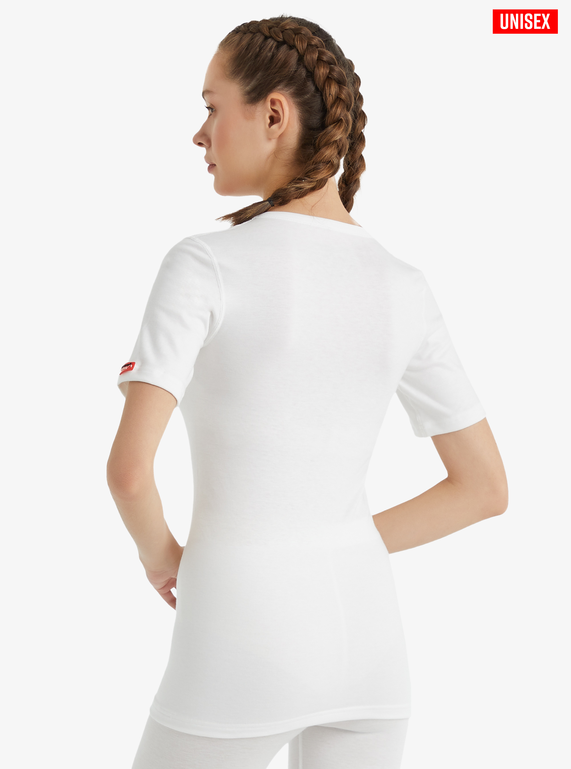 Unisex Termal Tişört 2. Seviye 1263 - Beyaz - 7