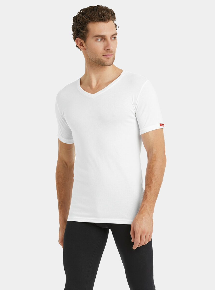 Unisex Termal Tişört 2. Seviye 1263 - Beyaz - 4