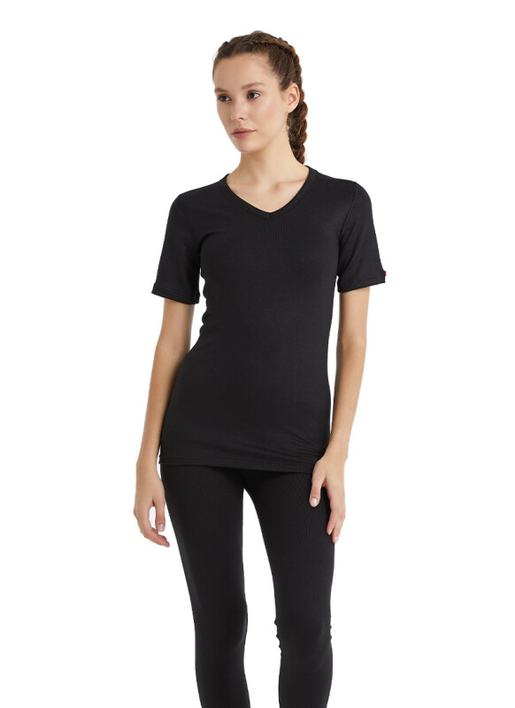 Unisex Termal Tişört 2. Seviye 1263 - Siyah - 3
