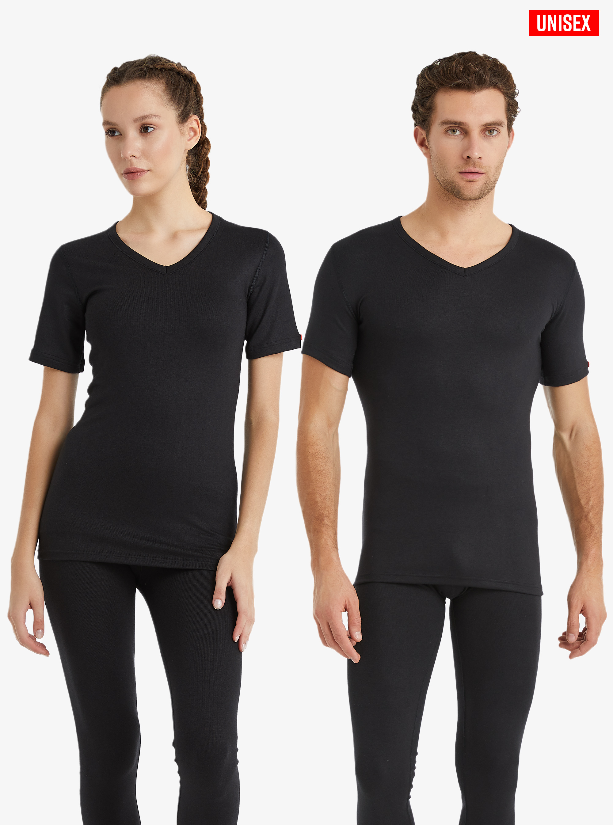 Unisex Termal Tişört 2. Seviye 1263 - Siyah - 5
