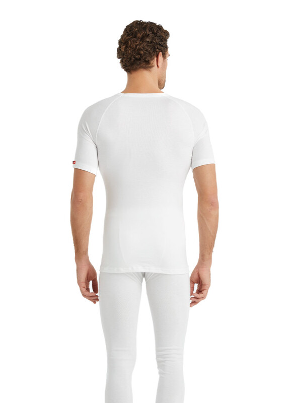 Unisex Termal Tişört 2. Seviye 9258 - Beyaz - 6