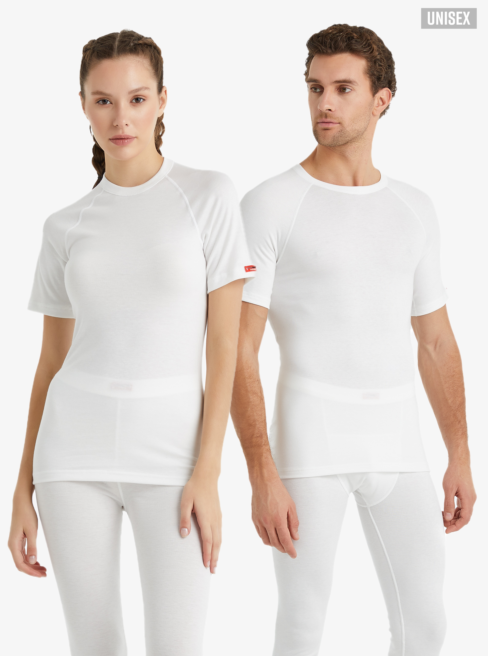 Unisex Termal Tişört 2. Seviye 9258 - Beyaz - Blackspade