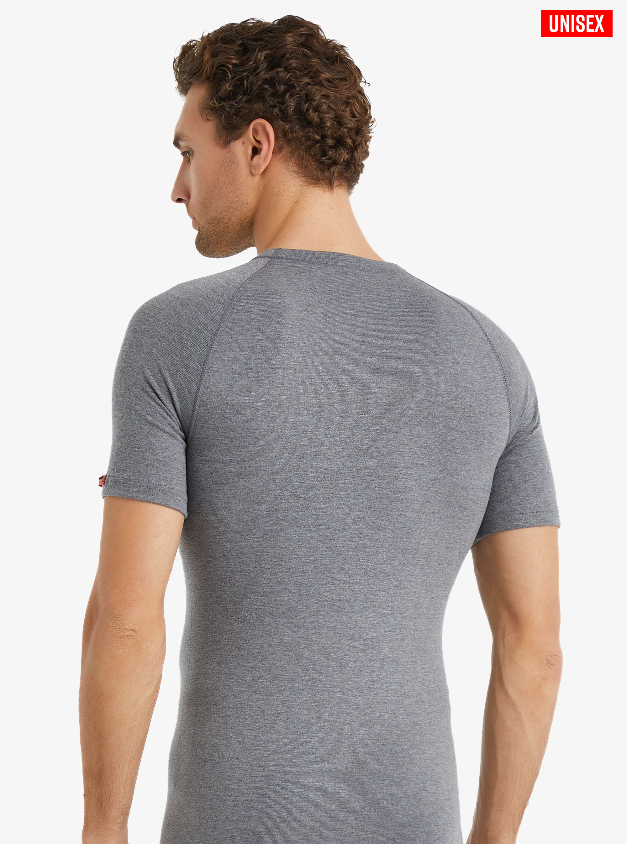 Unisex Termal Tişört 2. Seviye 9258 - Gri Melanj - 6