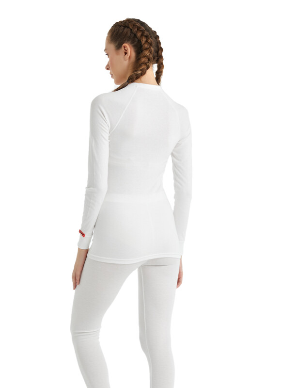 Unisex Termal Tişört 2. Seviye 9259 - Beyaz - 8