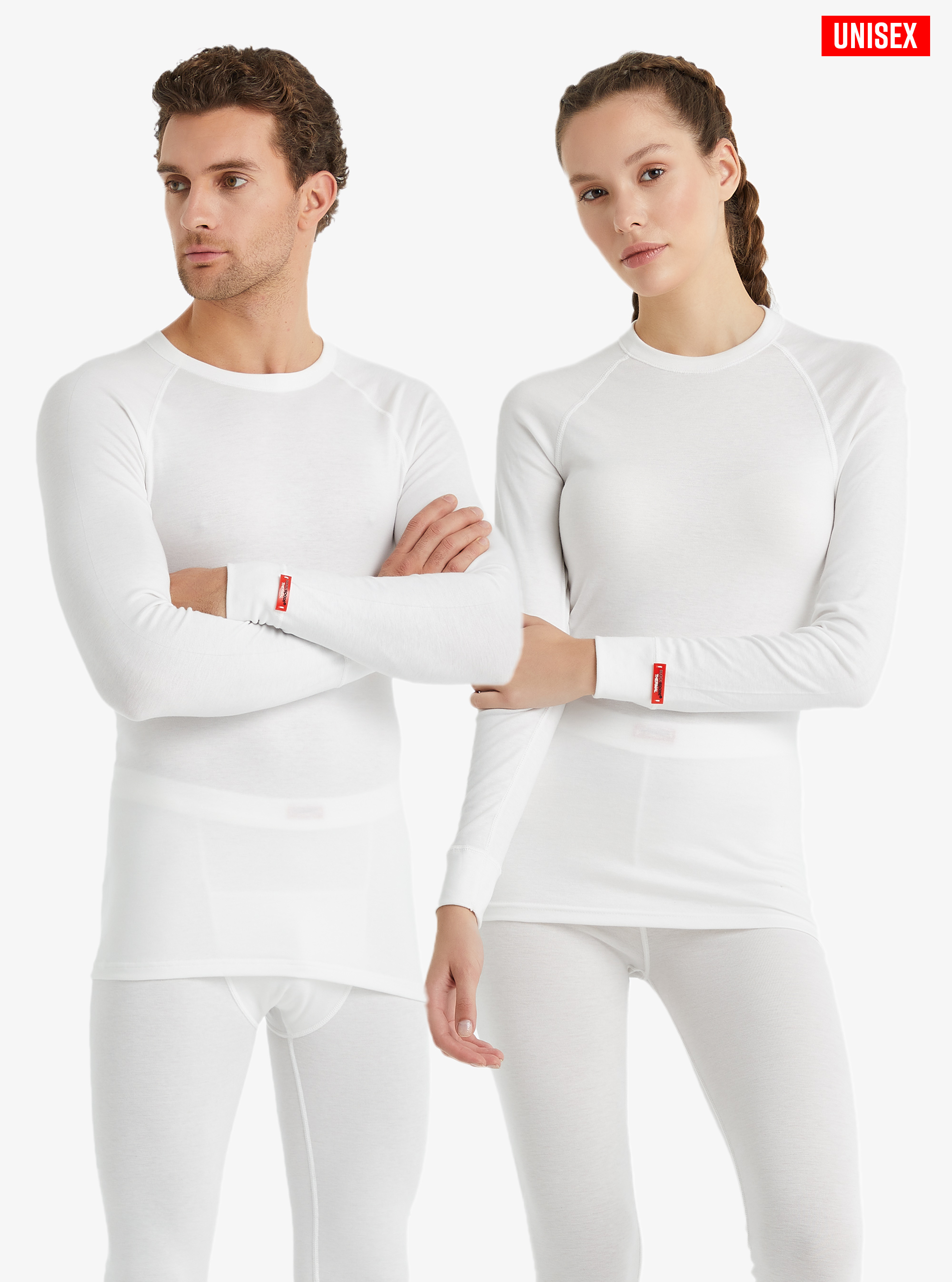 Unisex Termal Tişört 2. Seviye 9259 - Beyaz - 3