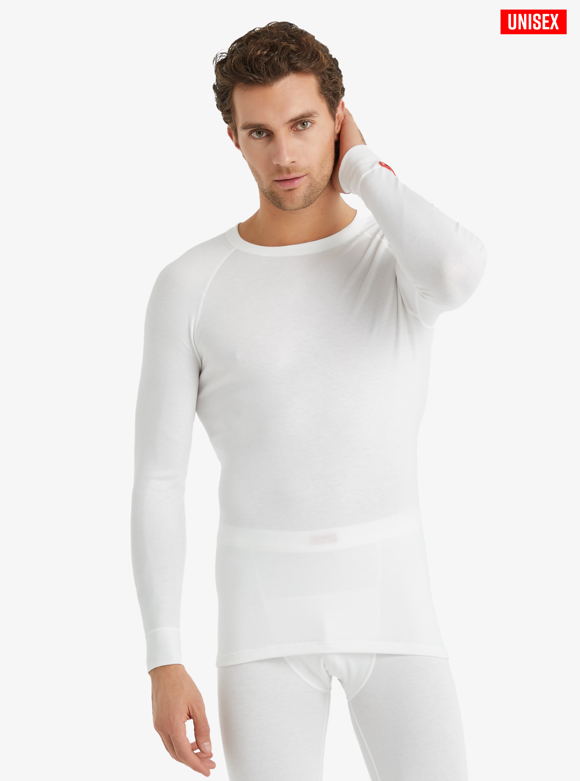 Unisex Termal Tişört 2. Seviye 9259 - Beyaz - 4