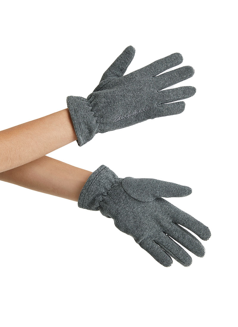 Unisex Termal Eldiven 40139 - Gri Melanj - 1