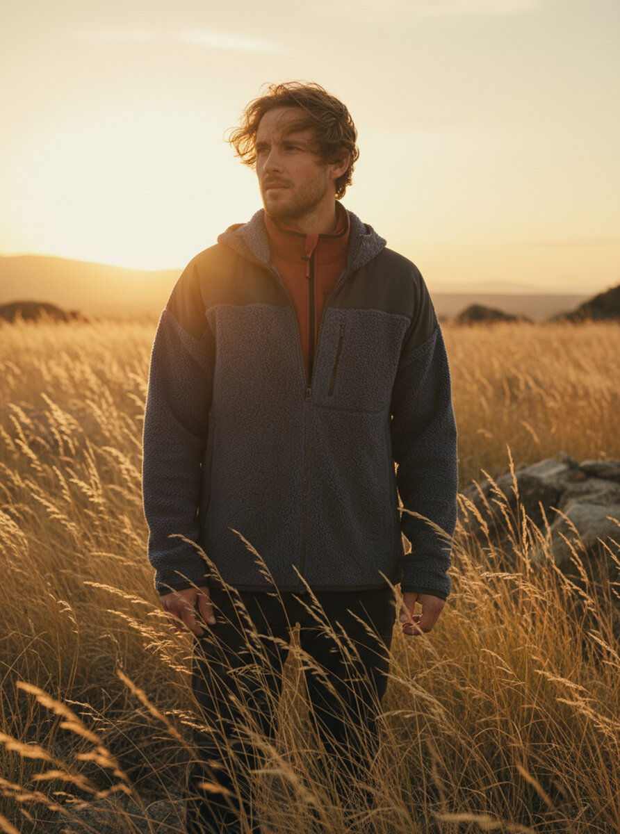 Unisex Termal Polar Ceket 20001 - Mavi - 1