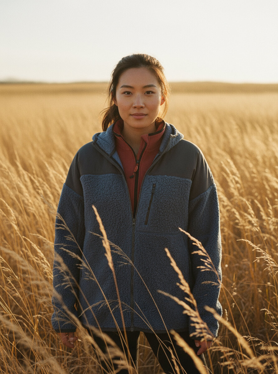 Unisex Termal Polar Ceket 20001 - Mavi - Blackspade (1)