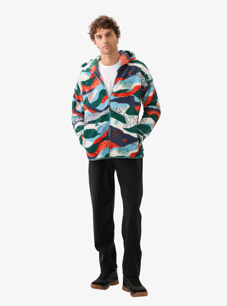 Unisex Termal Polar Ceket 20003 - Desenli - 8