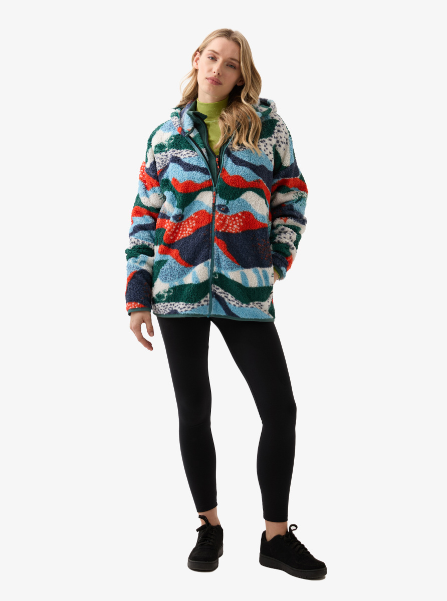 Unisex Termal Polar Ceket 20003 - Desenli - 9