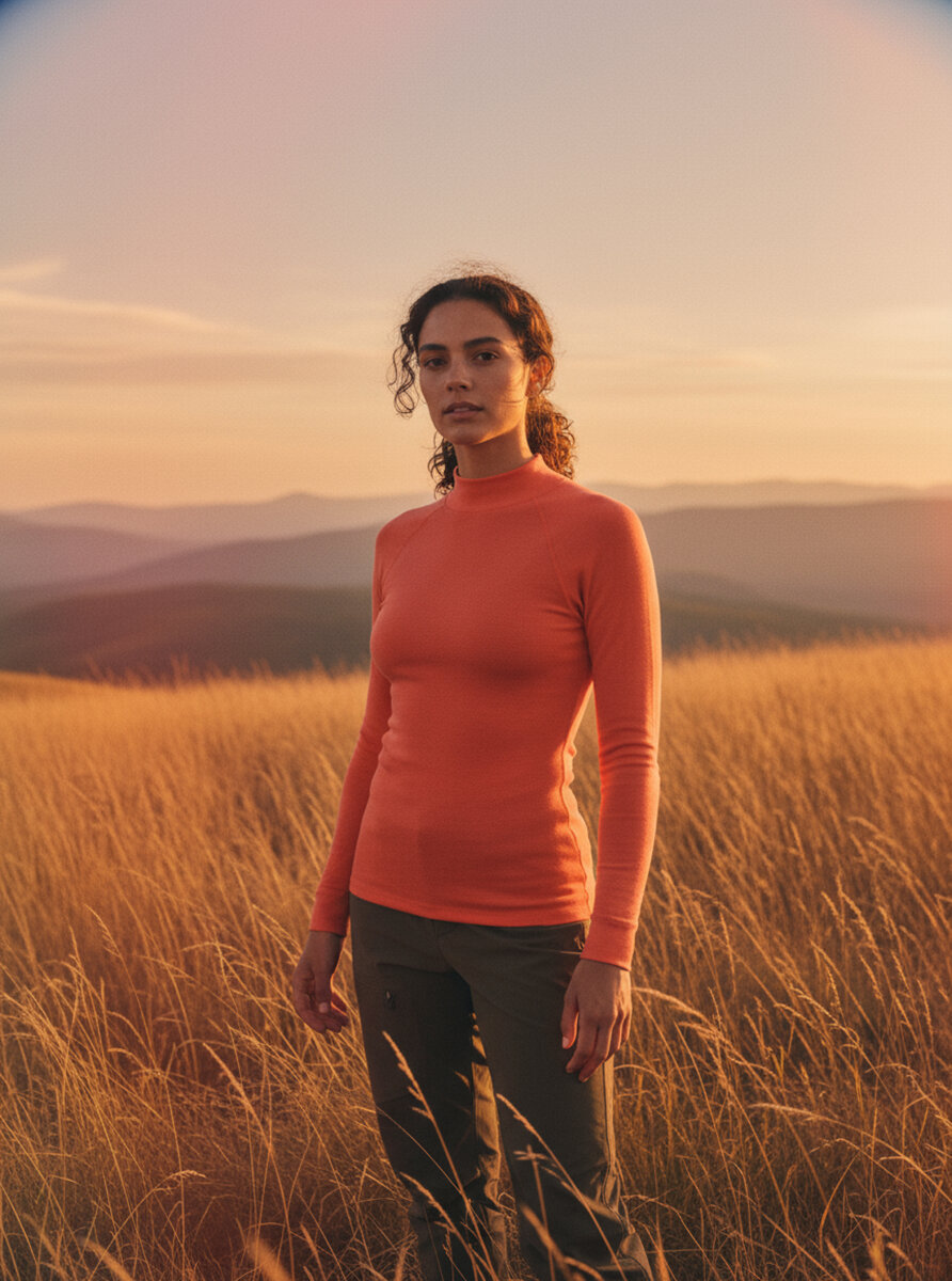 Unisex Termal Tişört 2. Seviye 40652 - Nar Çiçeği - Blackspade