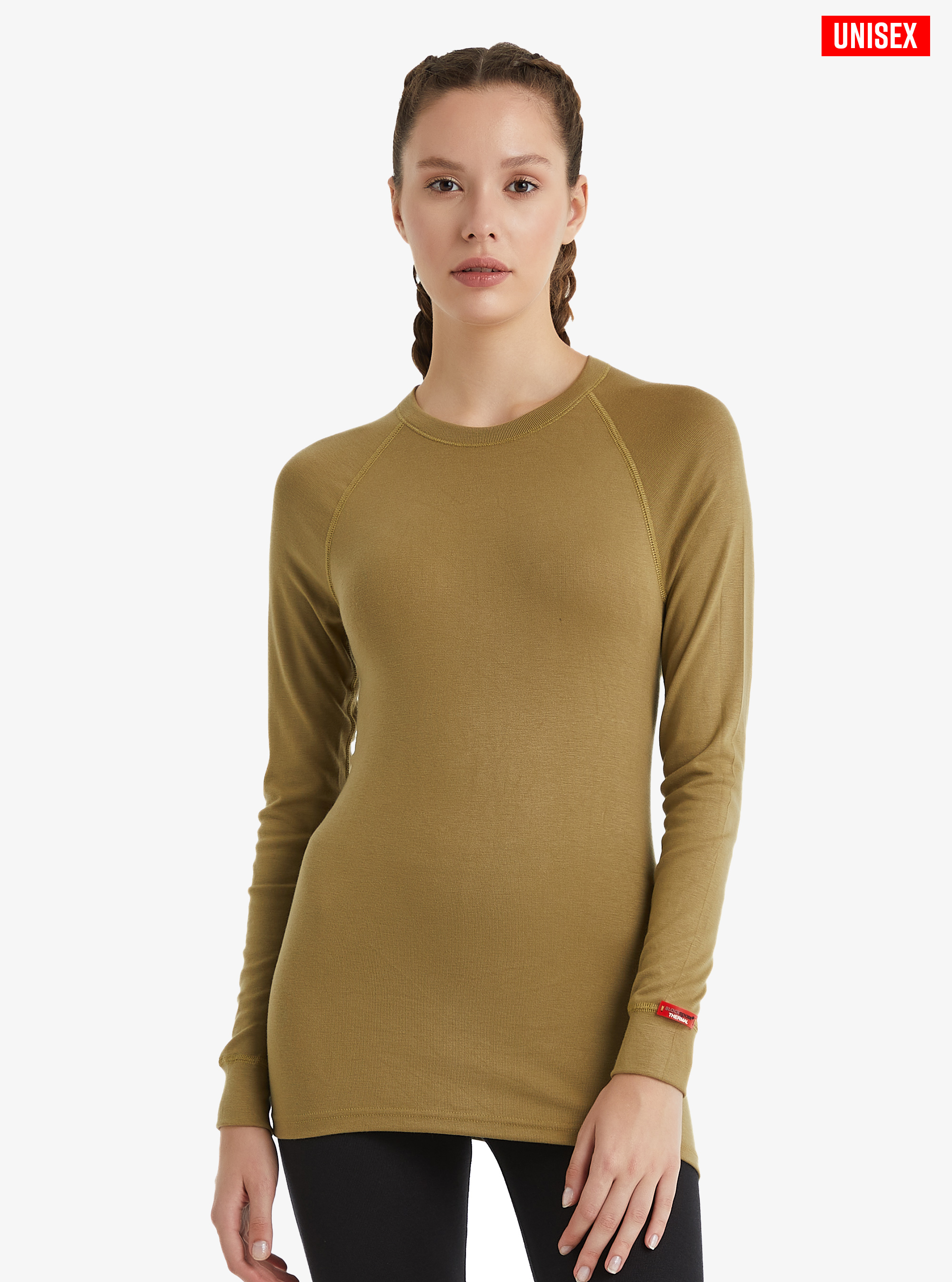 Unisex Termal Tişört 2. Seviye 9259 - Sahra Bej - 5