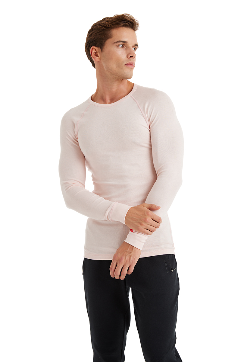 Unisex Termal Tişört 40651 - Pembe - 4